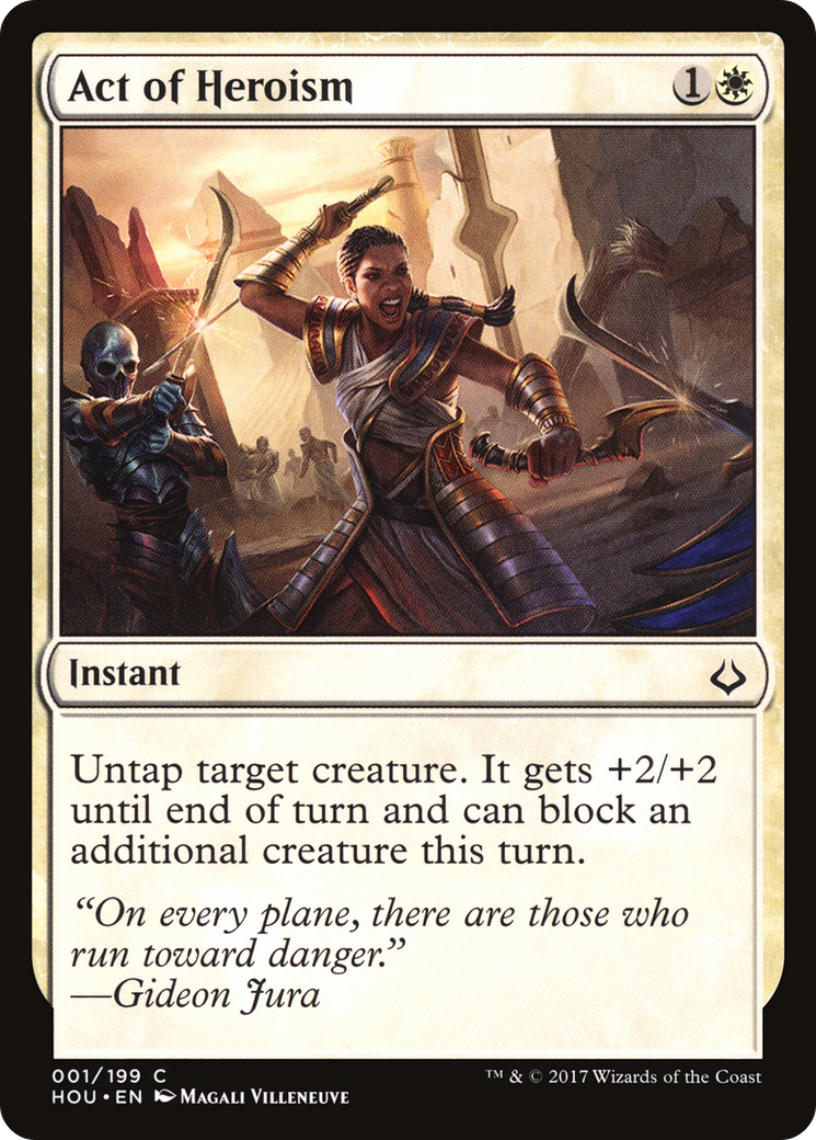Act of Heroism (HOU-001) [Hour of Devastation] Foil