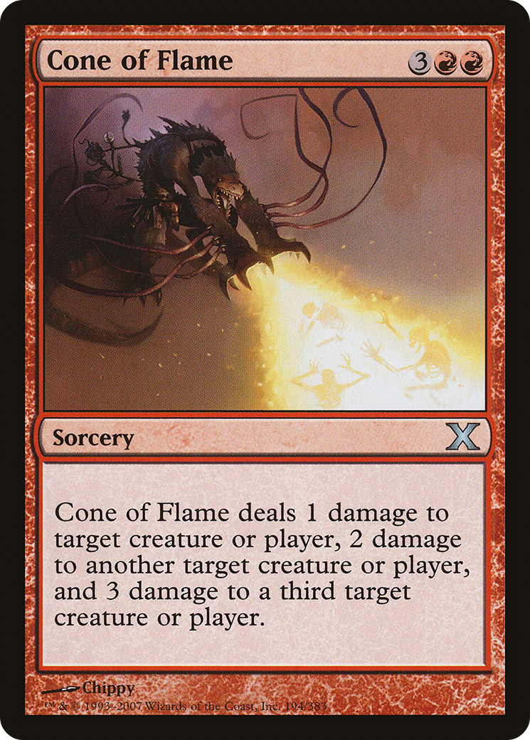 Cone of Flame (10E-194) [Tenth Edition] Foil