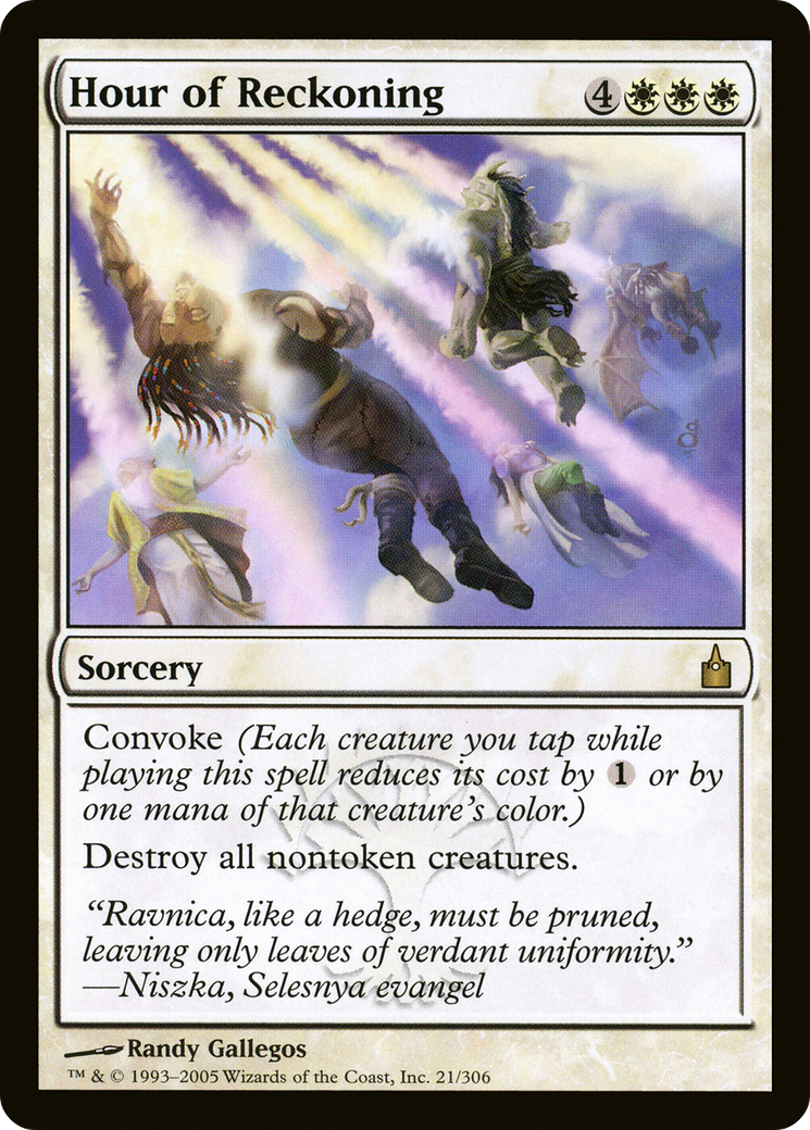 Hour of Reckoning (RAV-021) [Ravnica: City of Guilds] Foil