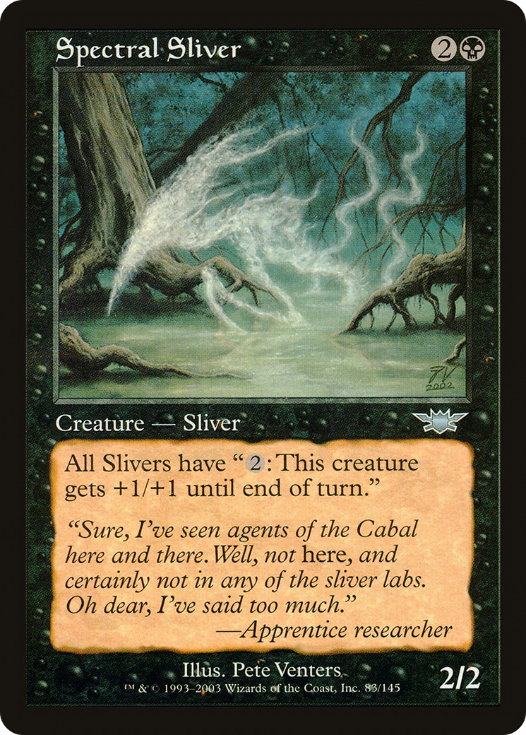 Spectral Sliver (LGN-083) [Legions] Foil