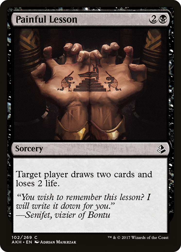 Painful Lesson (AKH-102) [Amonkhet]