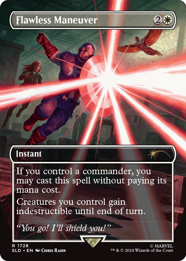 Flawless Maneuver (SLD-1728) (Borderless) [Secret Lair Drop] Foil