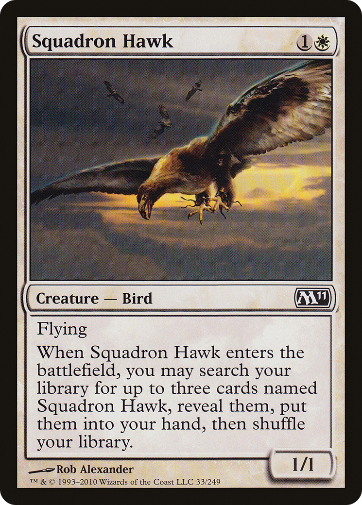 Squadron Hawk (M11-033) [Magic 2011] Foil