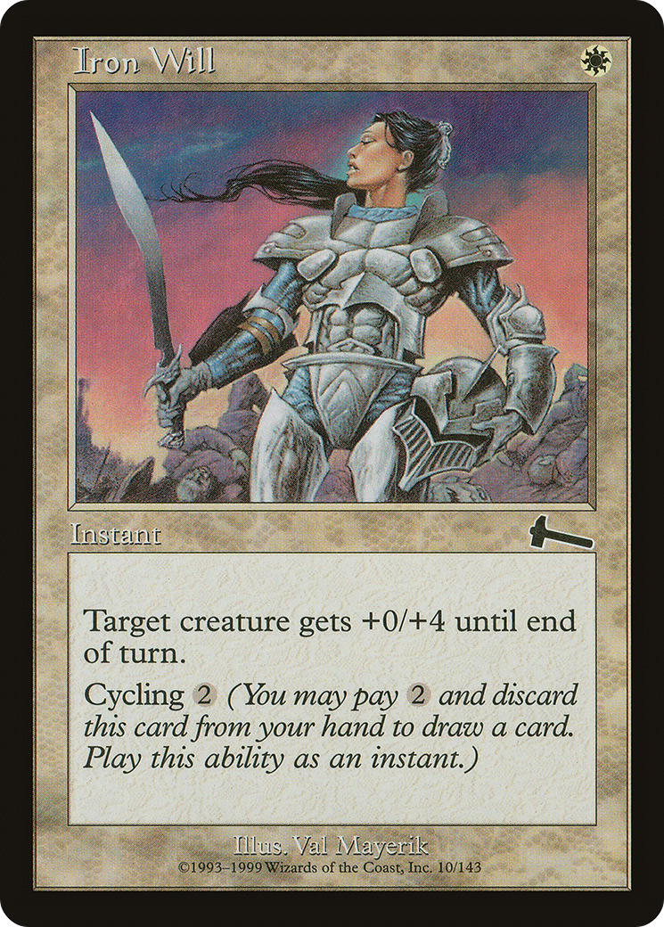 Iron Will (ULG-010) [Urza's Legacy]