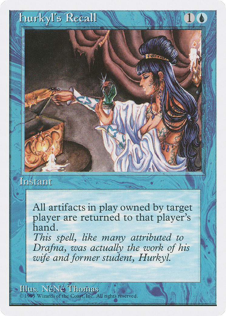 Hurkyl's Recall (4ED-077) [Fourth Edition]