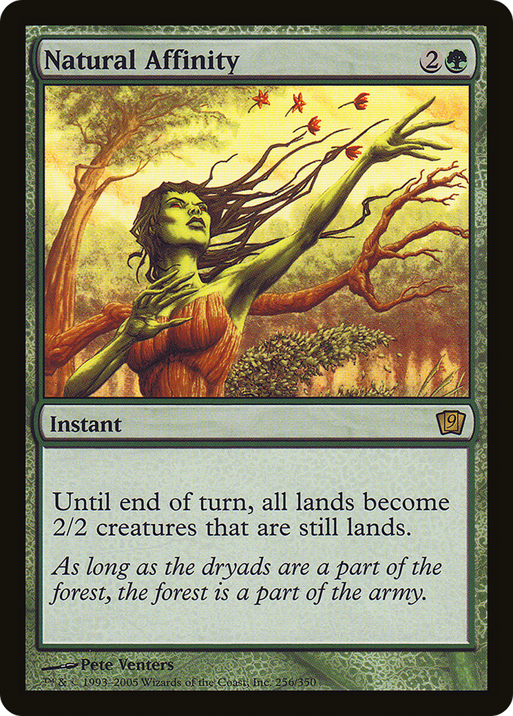Natural Affinity (9ED-256) [9th Edition] Foil