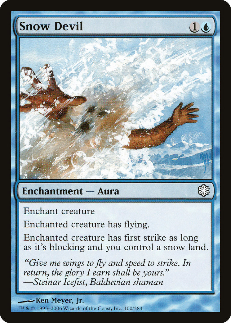 Snow Devil (CTD-100) [Coldsnap Theme Decks]