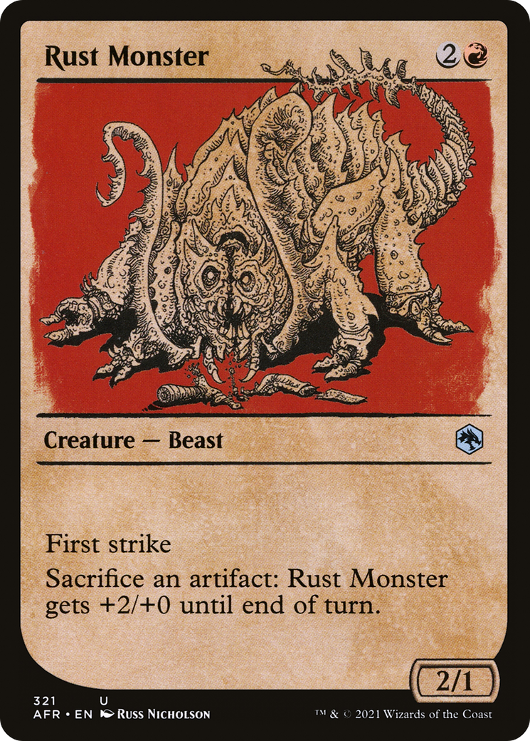 Rust Monster (Showcase) (AFR-321) [Adventures in the Forgotten Realms]