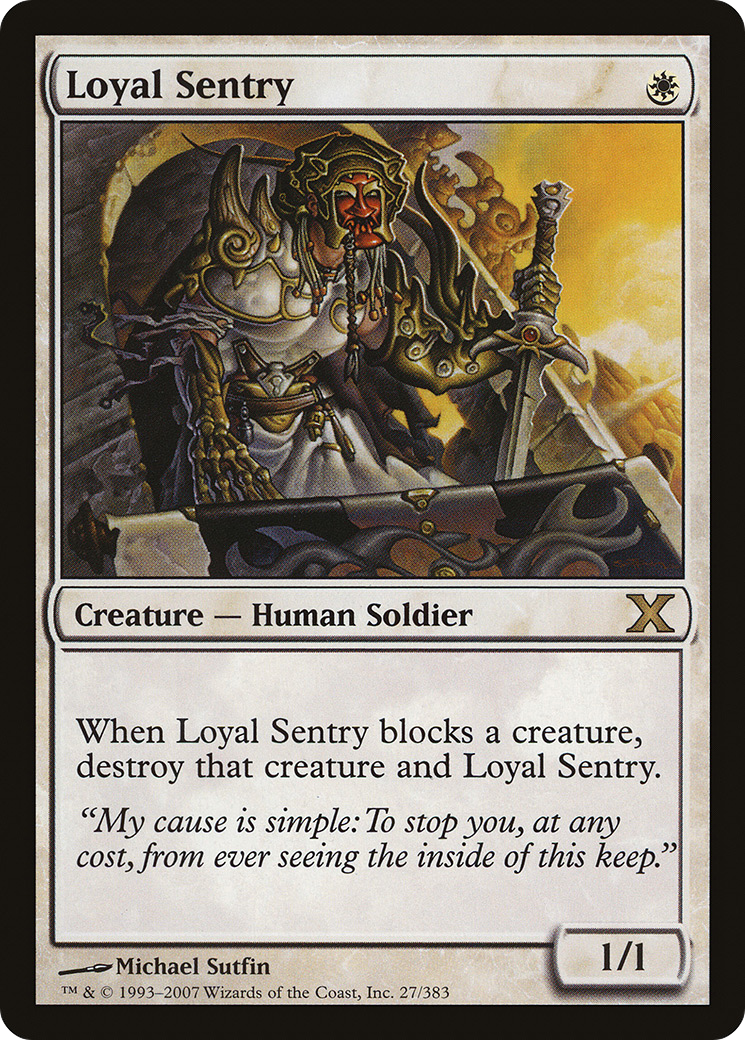 Loyal Sentry (10E-027) [Tenth Edition]