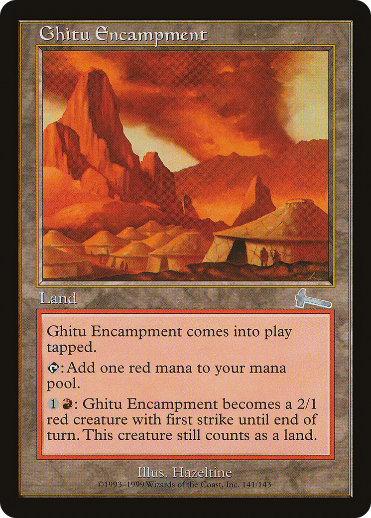 Ghitu Encampment (ULG-141) [Urza's Legacy] Foil