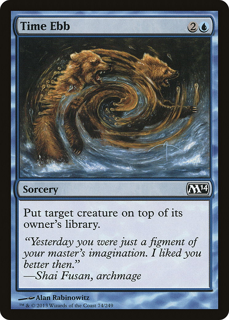 Time Ebb (M14-074) [Magic 2014]