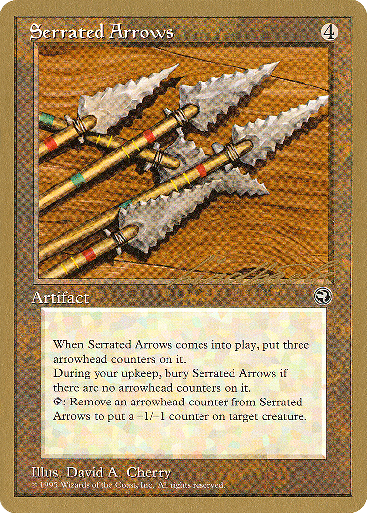 Serrated Arrows - 1996 Leon Lindback (HML) [Pro Tour Collector Set]
