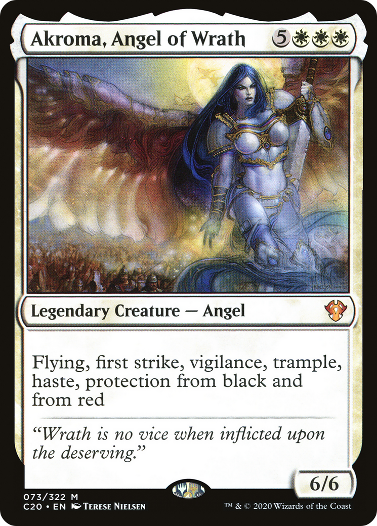 Akroma, Angel of Wrath (C20-073) [Commander 2020]
