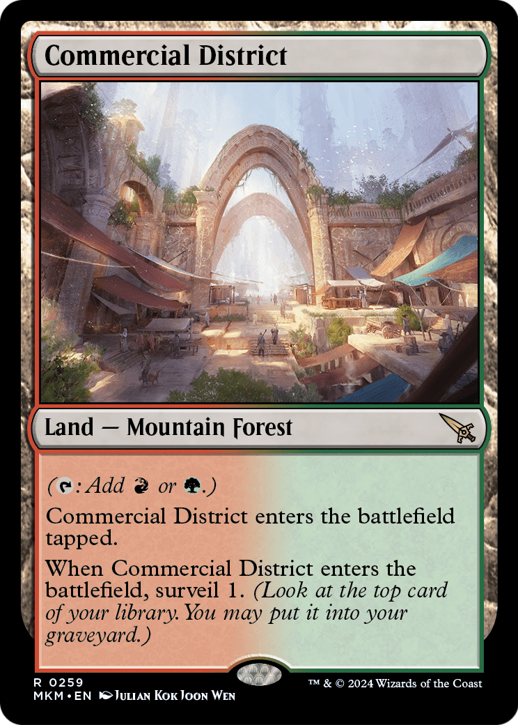 Commercial District (MKM-259) [Murders at Karlov Manor] Foil