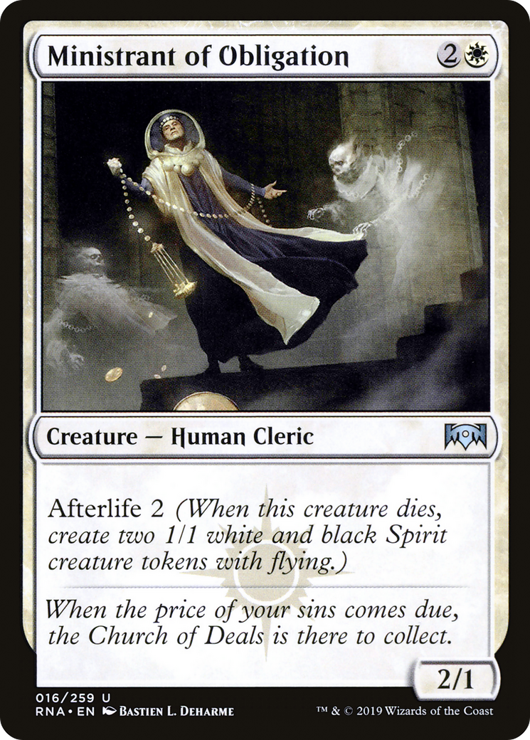 Ministrant of Obligation (RNA-016) [Ravnica Allegiance]