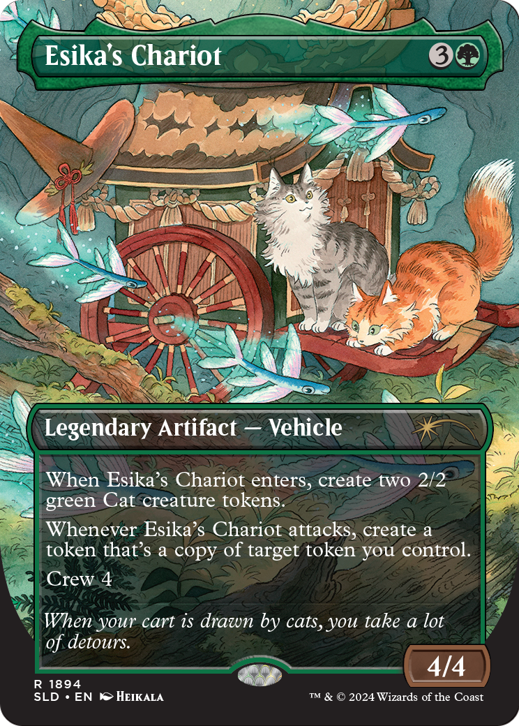 Esika's Chariot (SLD-1894) (Borderless) [Secret Lair Drop] Foil