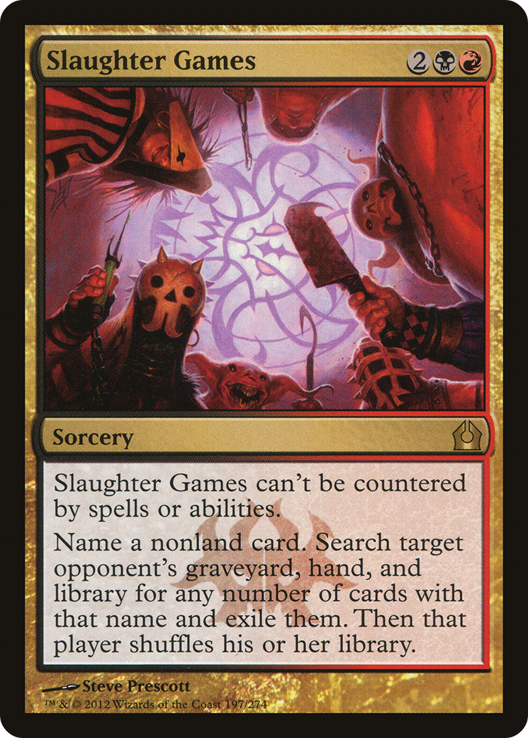 Slaughter Games (RTR-197) [Return to Ravnica] Foil