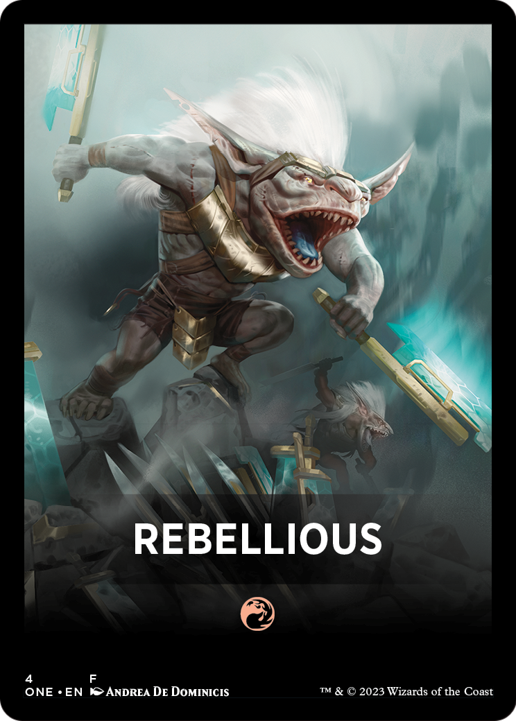 Rebellious (FONE-004) [Phyrexia: All Will Be One Jumpstart Front Cards]