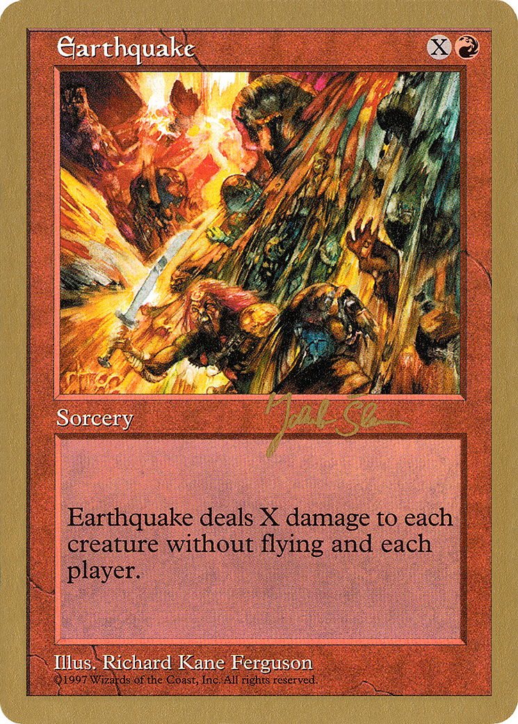 Earthquake - 1997 Jakub Slemr (5ED) [World Championship Decks 1997]