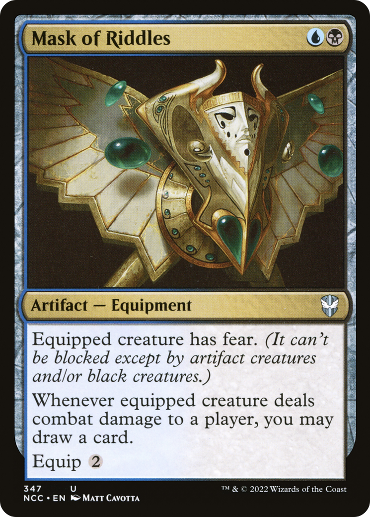 Mask of Riddles (NCC-347) [New Capenna Commander]