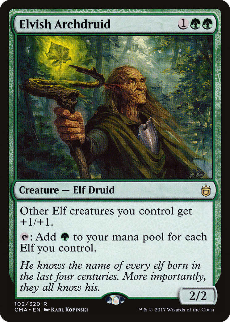 Elvish Archdruid (CMA-102) [Commander Anthology]