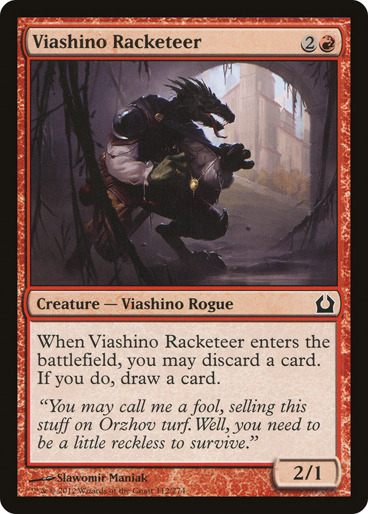 Viashino Racketeer (RTR-112) [Return to Ravnica]