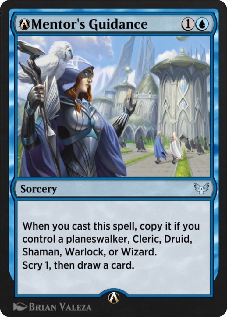 A-Mentor's Guidance (STX-A-46) [Strixhaven: School of Mages]