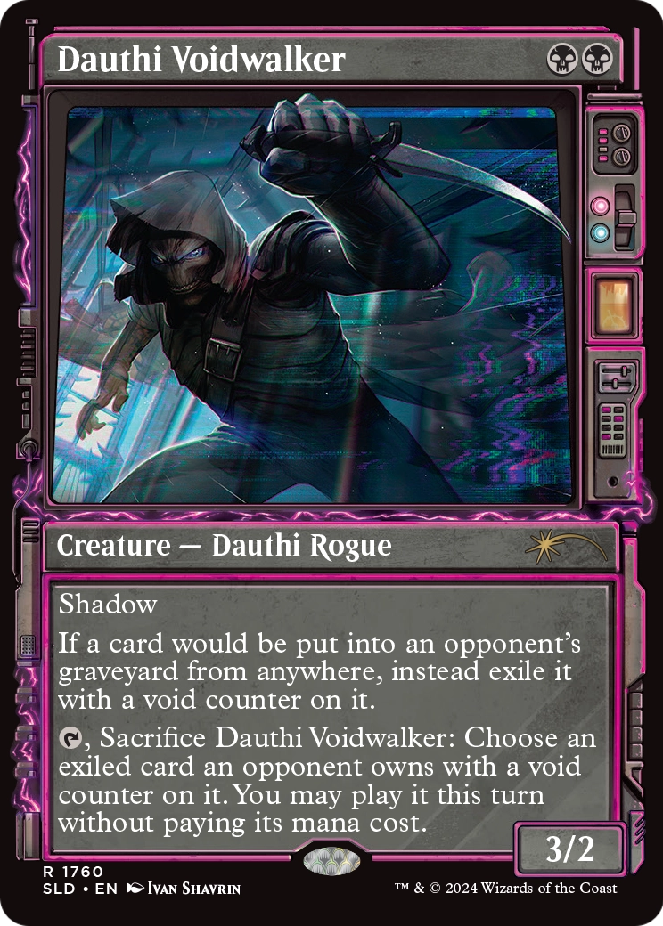 Dauthi Voidwalker (SLD-1760) (Showcase) [Secret Lair Drop] Foil