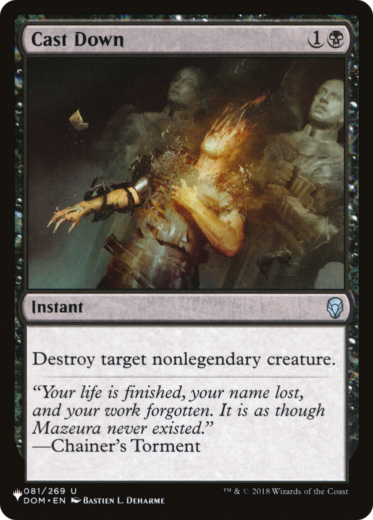 Cast Down (LIST-DOM-81) [The List]