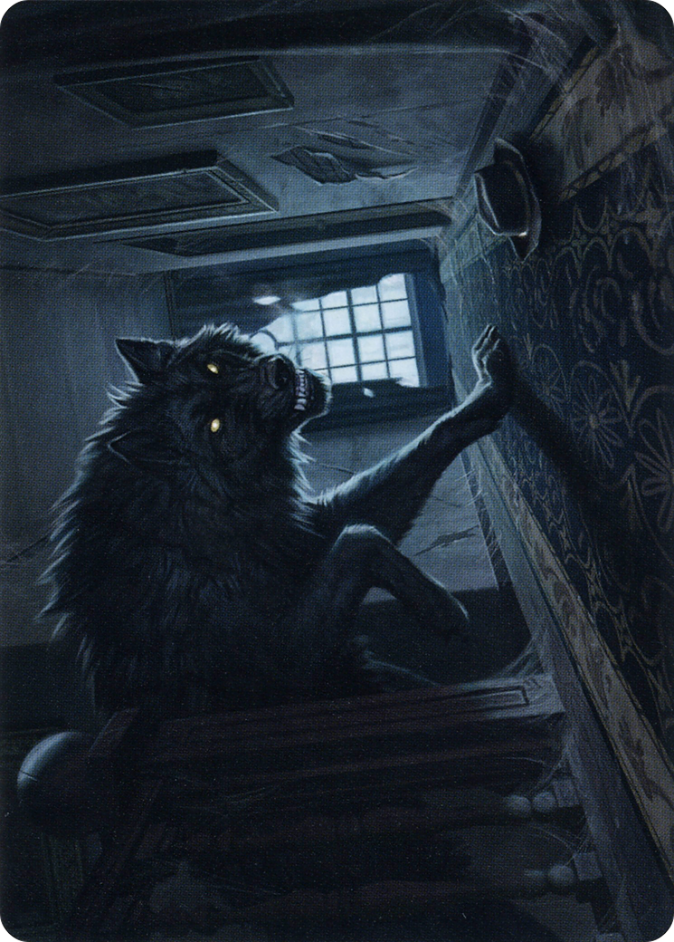 Primal Adversary // Primal Adversary (AMID-052) (Borderless) [Midnight Hunt Art Series] Foil