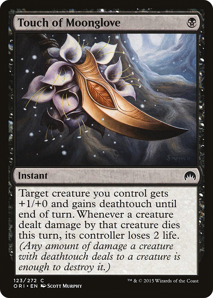 Touch of Moonglove (ORI-123) [Magic Origins]