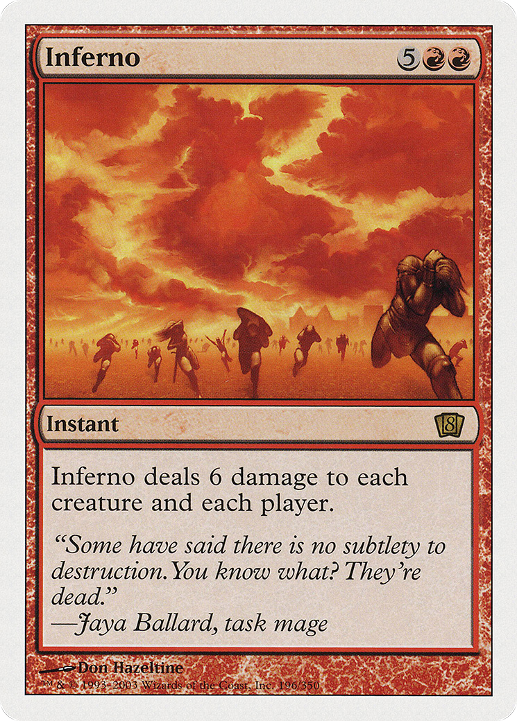 Inferno (8ED-196) [8th Edition]