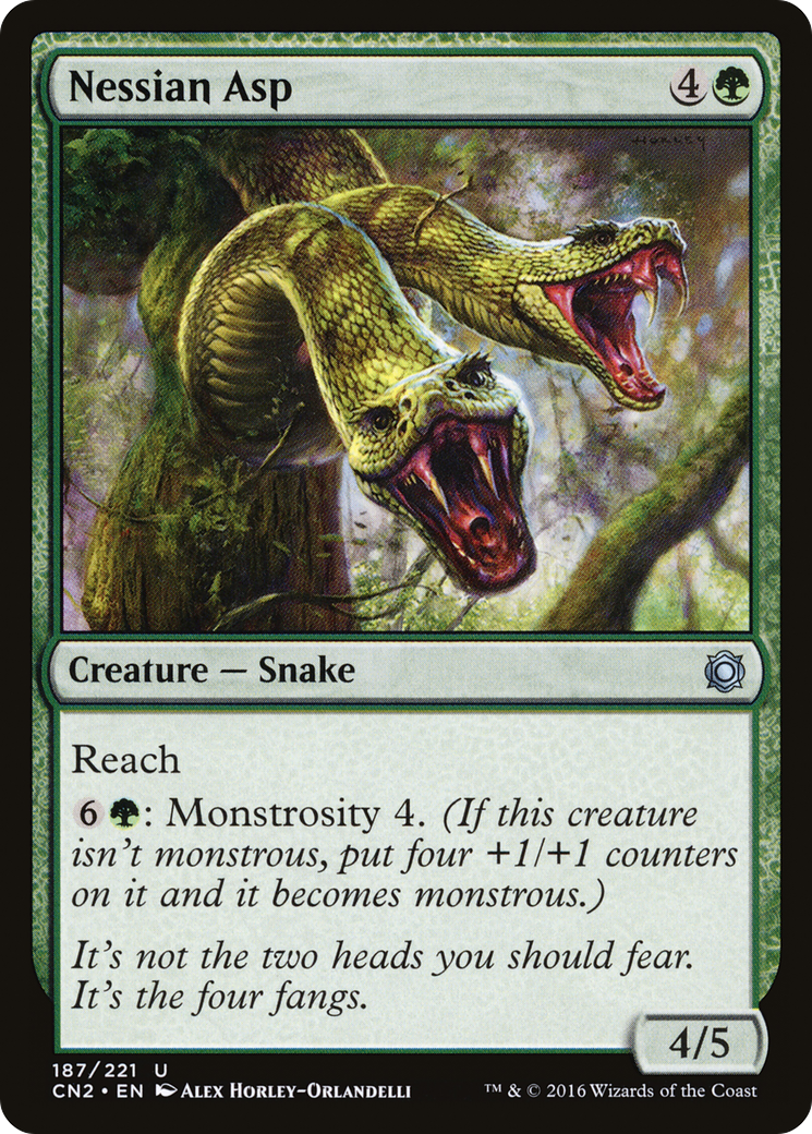 Nessian Asp (CN2-187) [Conspiracy: Take the Crown] Foil