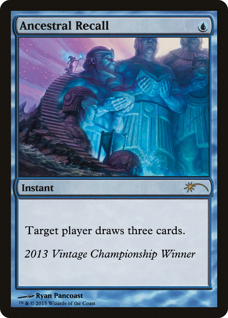 Ancestral Recall (OVNT-2013) [Vintage Championship]