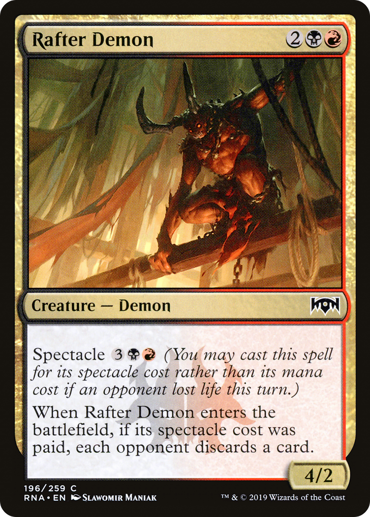 Rafter Demon (RNA-196) [Ravnica Allegiance] Foil