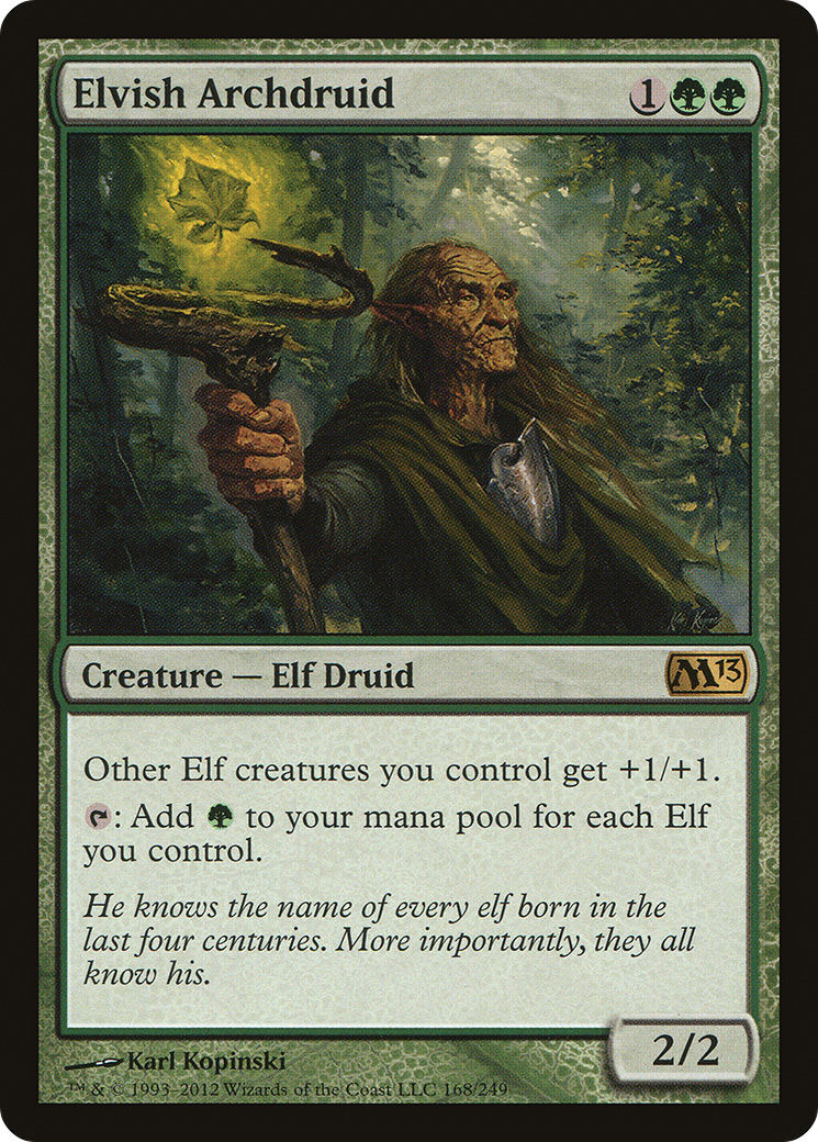 Elvish Archdruid (M13-168) [Magic 2013] Foil