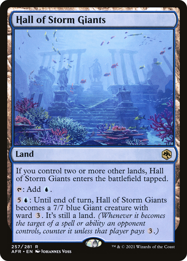 Hall of Storm Giants (AFR-257) [Adventures in the Forgotten Realms]