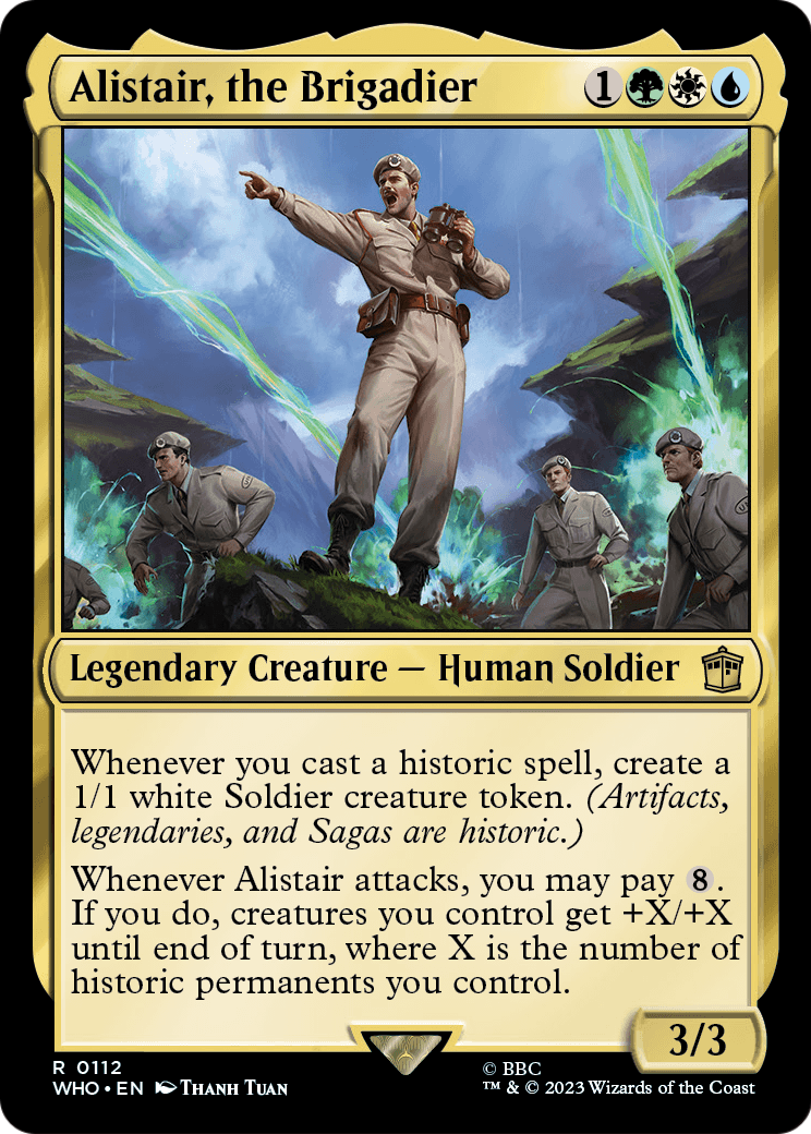 Alistair, the Brigadier (WHO-112) [Doctor Who]