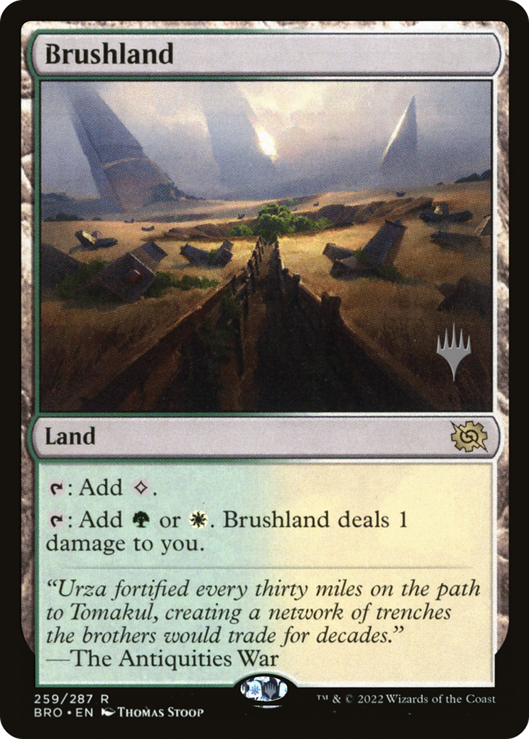 Brushland (PPBRO-259) [Promo Pack: The Brothers' War Promos] Foil