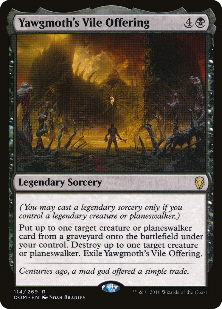 Yawgmoth's Vile Offering (DOM-114) [Dominaria] Foil