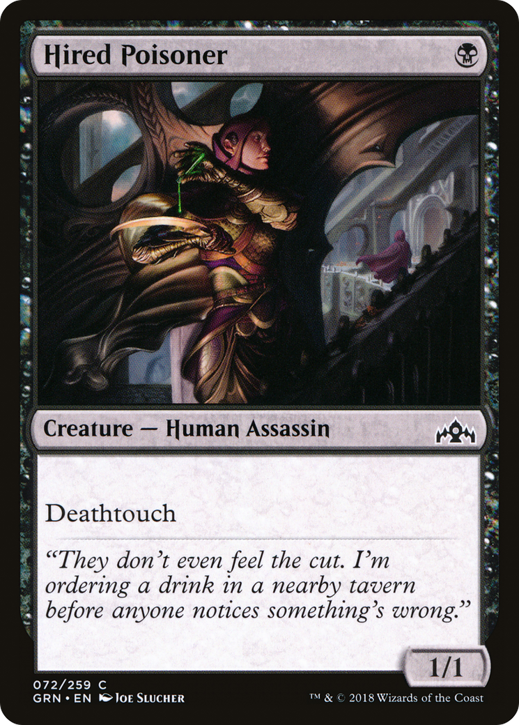 Hired Poisoner (GRN-072) [Guilds of Ravnica] Foil