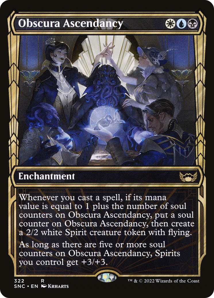 Obscura Ascendancy (Showcase) (SNC-322) [Streets of New Capenna] Foil