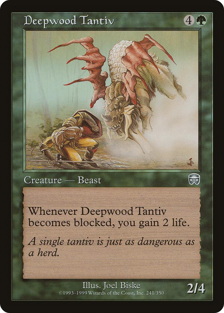 Deepwood Tantiv (MMQ-241) [Mercadian Masques] Foil