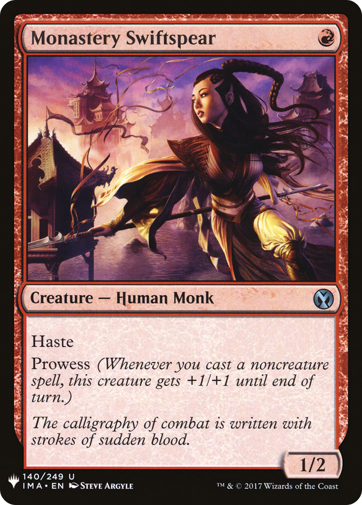 Monastery Swiftspear (LIST-IMA-140) [The List]