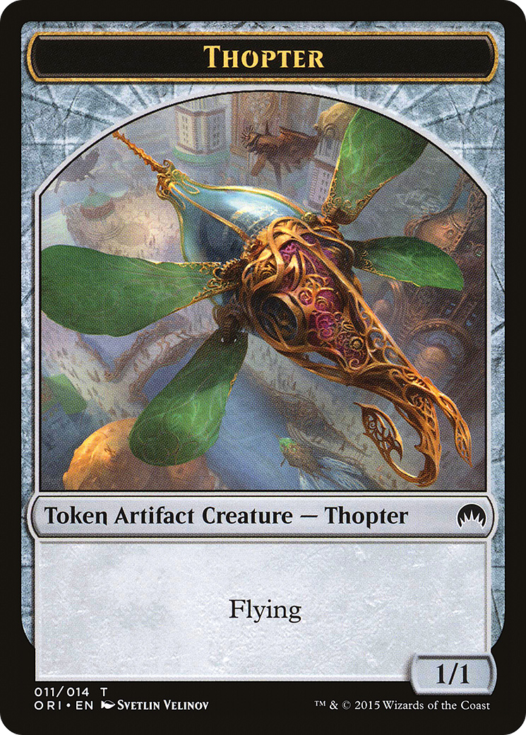 Thopter Token (ORI-011) [Magic Origins Tokens]