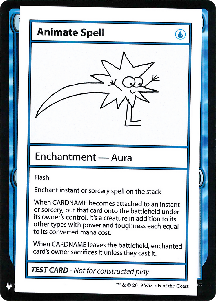 Animate Spell [Mystery Booster Playtest Cards 2019]