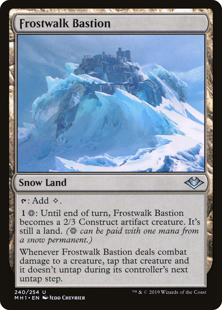 Frostwalk Bastion (MH1-240) [Modern Horizons] Foil
