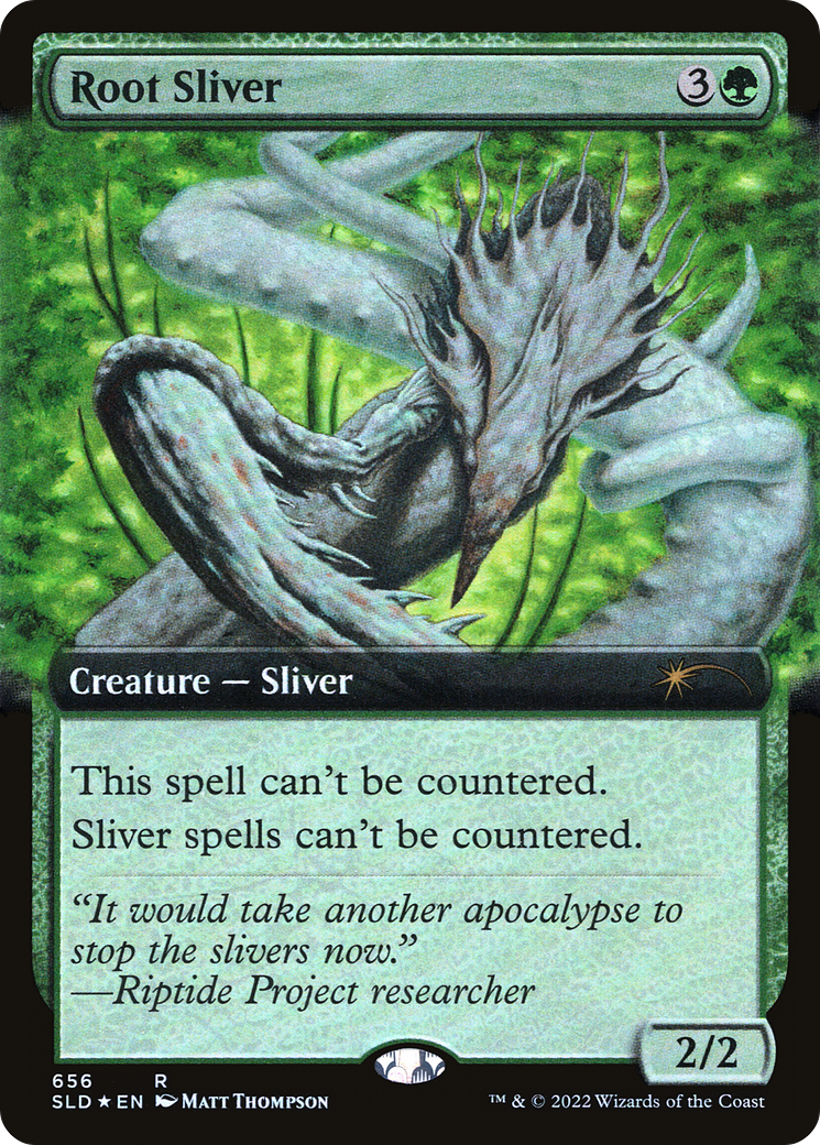 Root Sliver (Extended Art) (SLD-656) [Secret Lair Drop] Foil