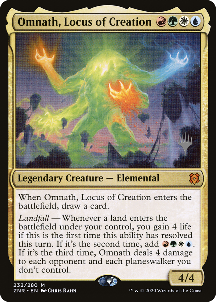 Omnath, Locus of Creation (PPZNR-232) [Promo Pack: Zendikar Rising Promos] Foil