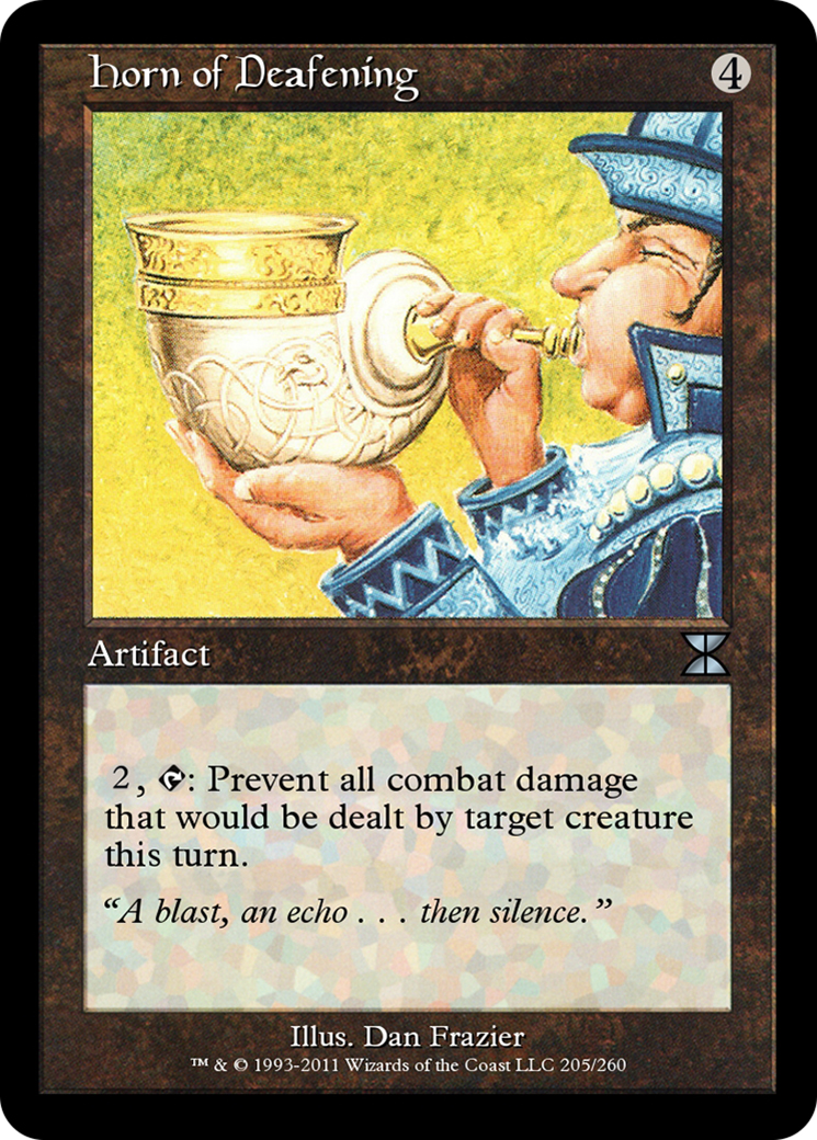 Horn of Deafening (ME4-205) [Masters Edition IV] Foil